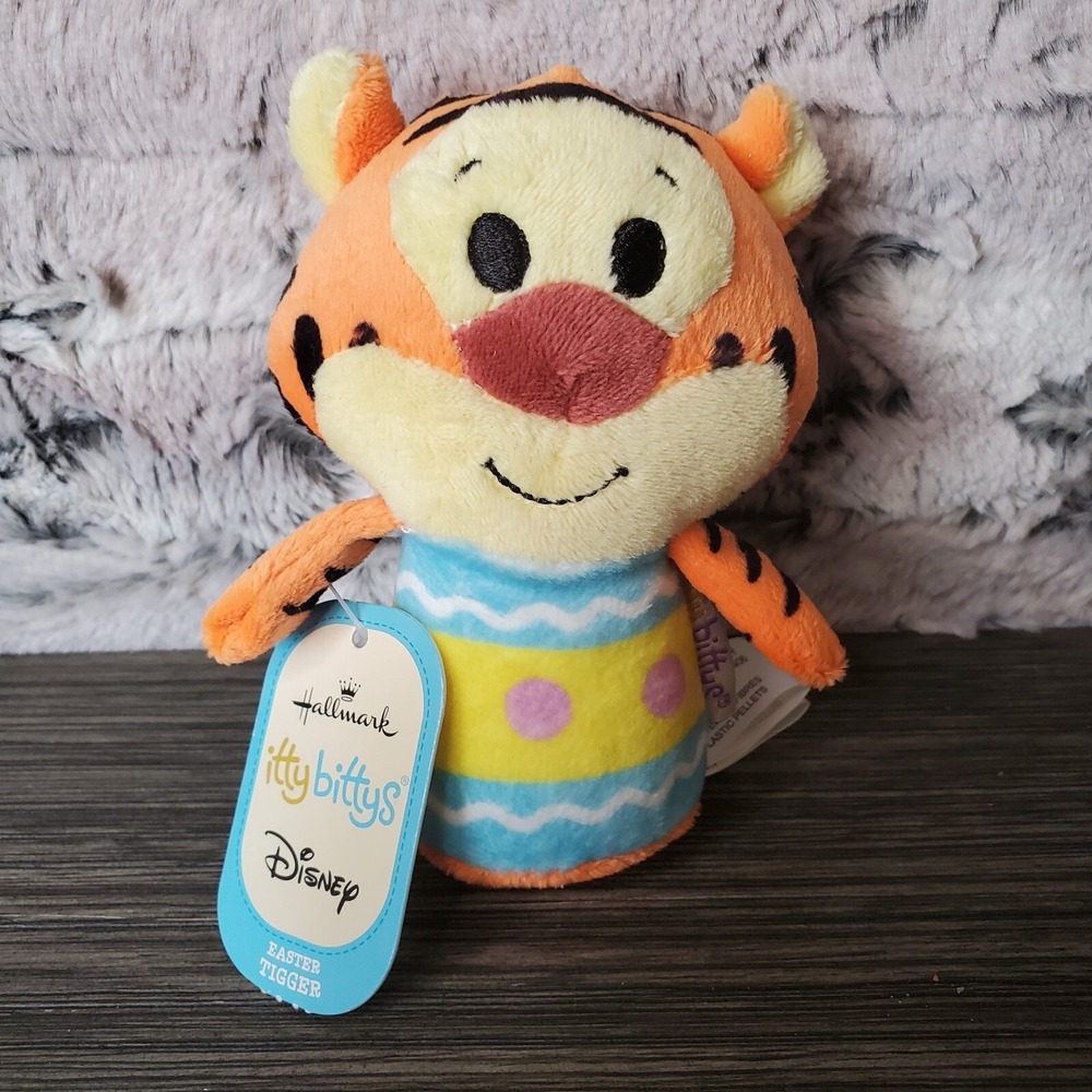 Hallmark Itty Bitty Bittys Easter Tigger Winnie The Pooh 4" Mini Plush Doll New